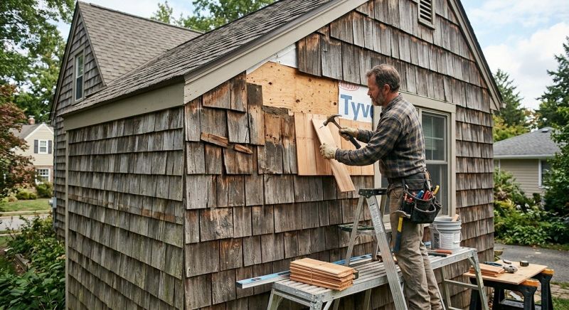 Shake Siding Repair